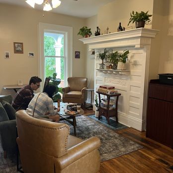 Kairos Cafe - Fireplace/seating - Cafes Near Me - Syracuse, New York