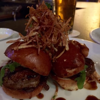 Pinstripes - Tenderloin sliders - New American Near Me - Chicago, Illinois Pinstripes - Tenderloin sliders - New American Near Me - Chicago, Illinois