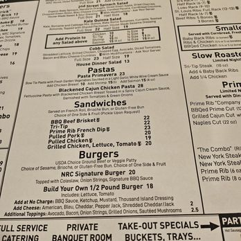 Naples Rib Company - Menu - New American Near Me - Long Beach, California Naples Rib Company - Menu - New American Near Me - Long Beach, California