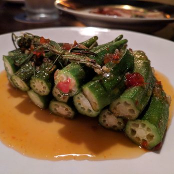 The Consulate - Dry sauteed Thai okra. $8. Sea salt, cracked pepper, rosemary, olive oil, Thai chili sauce. - Specialty Food Near Me - Atlanta, Georgia