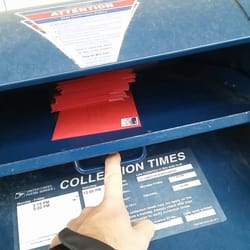 US Post Office - Dropping off the Christmas cards