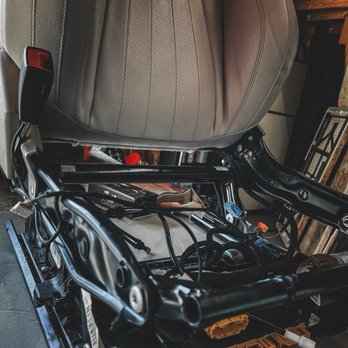 Silverado Upholstery - Seat disassembled. - Furniture Reupholstery Near Me - Napa, California