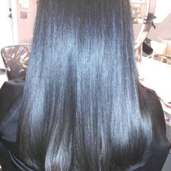 His N Hers Hair Salon - Amazing Brazilian straight hair done by Carmen. Mary and a Carmen only use organic products which won't cause cancer.
