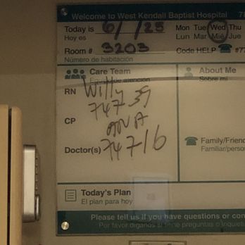 Baptist Health West Kendall Baptist Hospital - Thank You, nurses, and Doctors 6/25/25 Room 3203 - Hospitals Near Me - Miami, Florida Baptist Health West Kendall Baptist Hospital - Thank You, nurses, and Doctors 6/25/25 Room 3203 - Hospitals Near Me - Miami, Florida