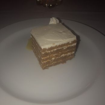 Ocean Prime - Seven layer carrot cake - deliciously moist - rich cream cheese icing - each layer evenly balanced with the right amount of icing. - Seafood Near Me - Orlando, Florida Ocean Prime - Seven layer carrot cake - deliciously moist - rich cream cheese icing - each layer evenly balanced with the right amount of icing. - Seafood Near Me - Orlando, Florida