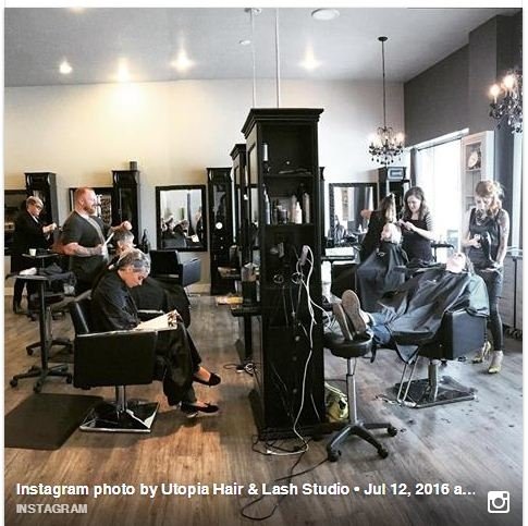 Utopia Hair & Lash Studio Logo