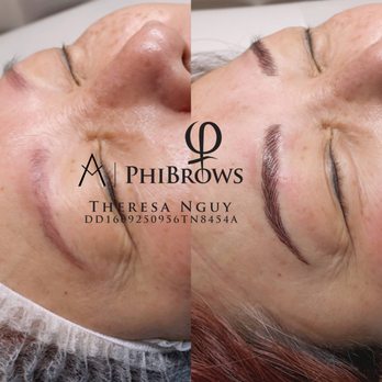 BB Brows Studio - What a change to our client's eyebrows. We reshaped them and covered with our new technique - Eyebrow Services Near Me - Fremont, California BB Brows Studio - What a change to our client's eyebrows. We reshaped them and covered with our new technique - Eyebrow Services Near Me - Fremont, California