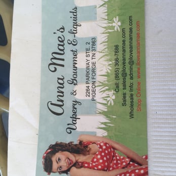 Anna Mae's Vapery - Business card - Vape Shops Near Me - Pigeon Forge, Tennessee