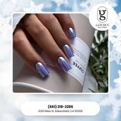 Golden Nail Lounge CA - Frozen in perfection. The ultimate winter-ready look is waiting for you at the studio.  Secure your time!