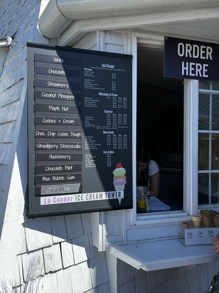 La Conner Ice Cream Tower Logo