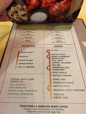 Menu photo 1 Buffalo Wild Wings Fort Worth, TX