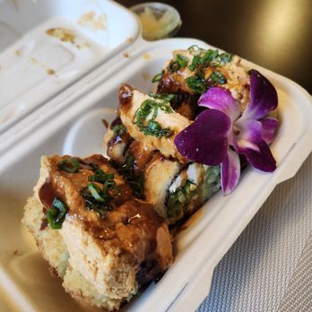 Vegan Castle - Santa Fe roll to go - Vegan Near Me - Long Beach, California