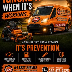 A-1 Best Service Mobile Tractor & Mower Repair - Tune up your lawnmower