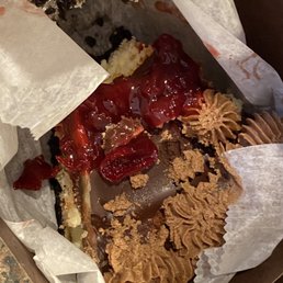 Cheesecake (Black Forest?) that my wife, and I went crazy over.