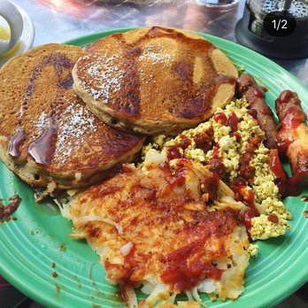 The Grain Cafe - The Grain Pancakes - Vegan Near Me - Long Beach, California