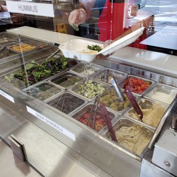 ACHILLES - Various sides in assembly line - Mediterranean Near Me - Santa Clara, California ACHILLES - Various sides in assembly line - Mediterranean Near Me - Santa Clara, California