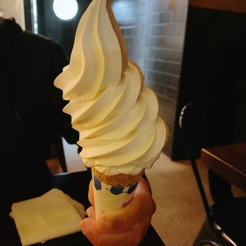 Louie's Original - Huge custard cone ($7) - Don't miss this!! - Burgers Near Me - San Francisco, California Louie's Original - Huge custard cone ($7) - Don't miss this!! - Burgers Near Me - San Francisco, California