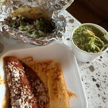 Taqueria El Taconazo - Beef enchilada, and a Carne Sada taco - Mexican Near Me - Sparks, Nevada Taqueria El Taconazo - Beef enchilada, and a Carne Sada taco - Mexican Near Me - Sparks, Nevada