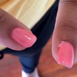 Pinky & Pinky Nail - Worst Gel Nail application ever!!!