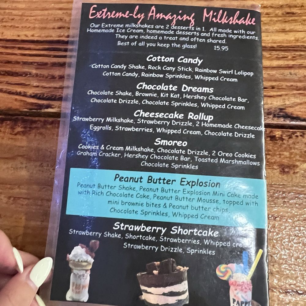 Pappy's Place - Milkshake menu - Comfort Food Near Me - Stevenson, Alabama Pappy's Place - Milkshake menu - Comfort Food Near Me - Stevenson, Alabama