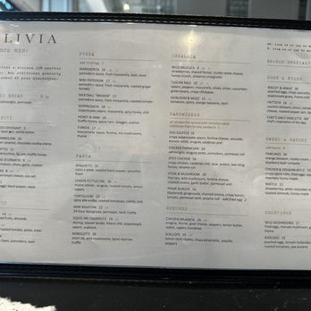 OLIVIA - Menus - Italian Near Me - Tampa, Florida OLIVIA - Menus - Italian Near Me - Tampa, Florida