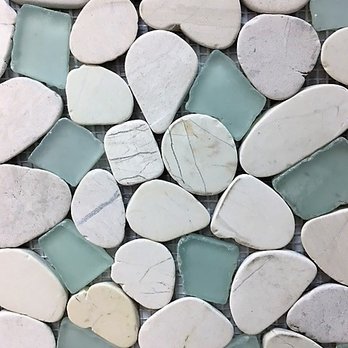 Great Britain Tile - Pebbles & Glass Mosaic - Flooring Near Me - Land O Lakes, Florida Great Britain Tile - Pebbles & Glass Mosaic - Flooring Near Me - Land O Lakes, Florida
