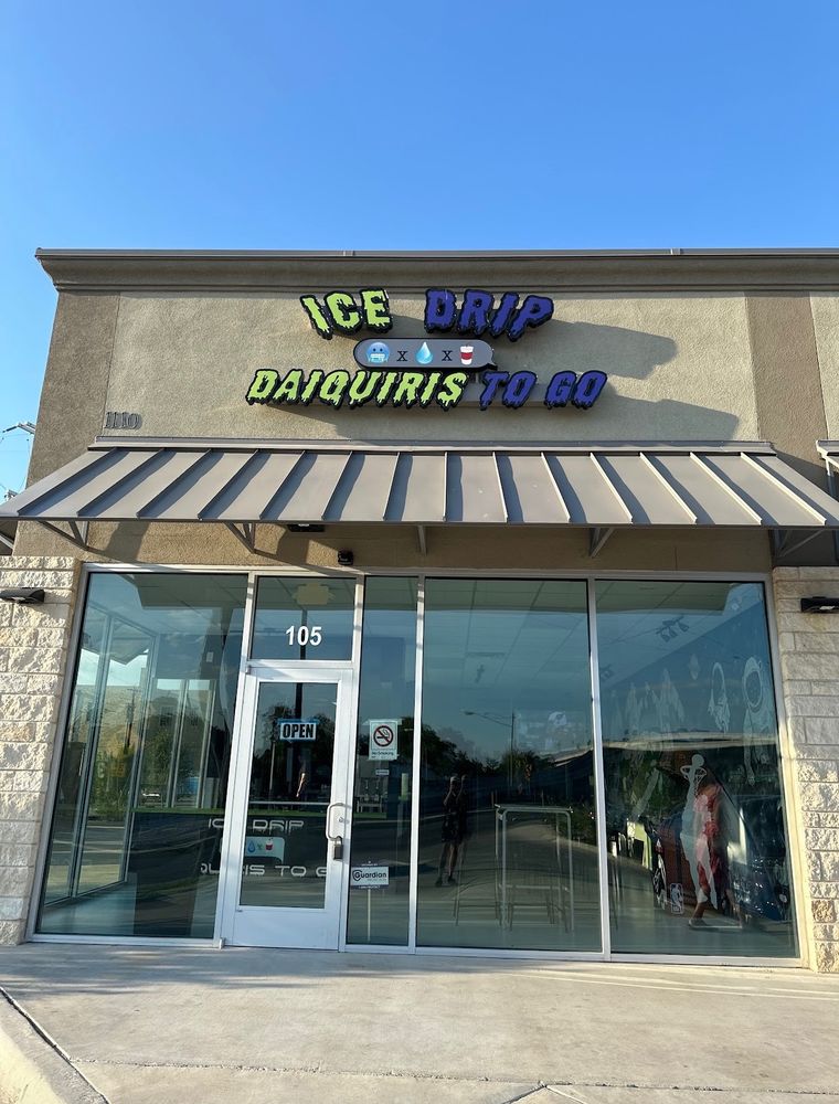 ICE DRIP DAIQUIRIS Updated September 2024 1110 Fredericksburg Rd