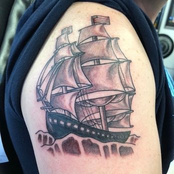 Tattoo Artisans - USS Constitution tattoo - Tattoo Near Me - Honolulu, Hawaii Tattoo Artisans - USS Constitution tattoo - Tattoo Near Me - Honolulu, Hawaii