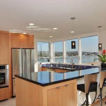 Evolution Tile and Stone - a kitchen with a view of the water - Flooring Near Me - National City, California Evolution Tile and Stone - a kitchen with a view of the water - Flooring Near Me - National City, California