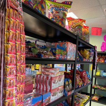Mi Dulce Mexico Y Belleza - a shelf of candy - Candy Stores Near Me - Galveston, Texas Mi Dulce Mexico Y Belleza - a shelf of candy - Candy Stores Near Me - Galveston, Texas