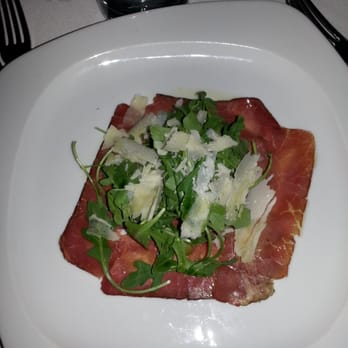 La Fenice - Smoked cured Beef on arugula. It's called Bresaola! - Italian Near Me - Toronto, Ontario La Fenice - Smoked cured Beef on arugula. It's called Bresaola! - Italian Near Me - Toronto, Ontario