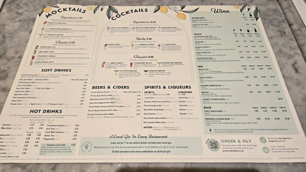 Menu photo 2 ASK Italian South Kensington, LND