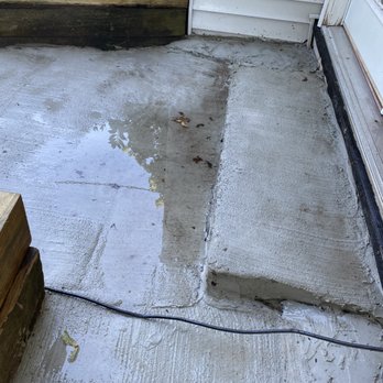 J&R Seal, Coating and Construction - Unlevel water sitting there - Masonry/Concrete Near Me - Woburn, Massachusetts J&R Seal, Coating and Construction - Unlevel water sitting there - Masonry/Concrete Near Me - Woburn, Massachusetts