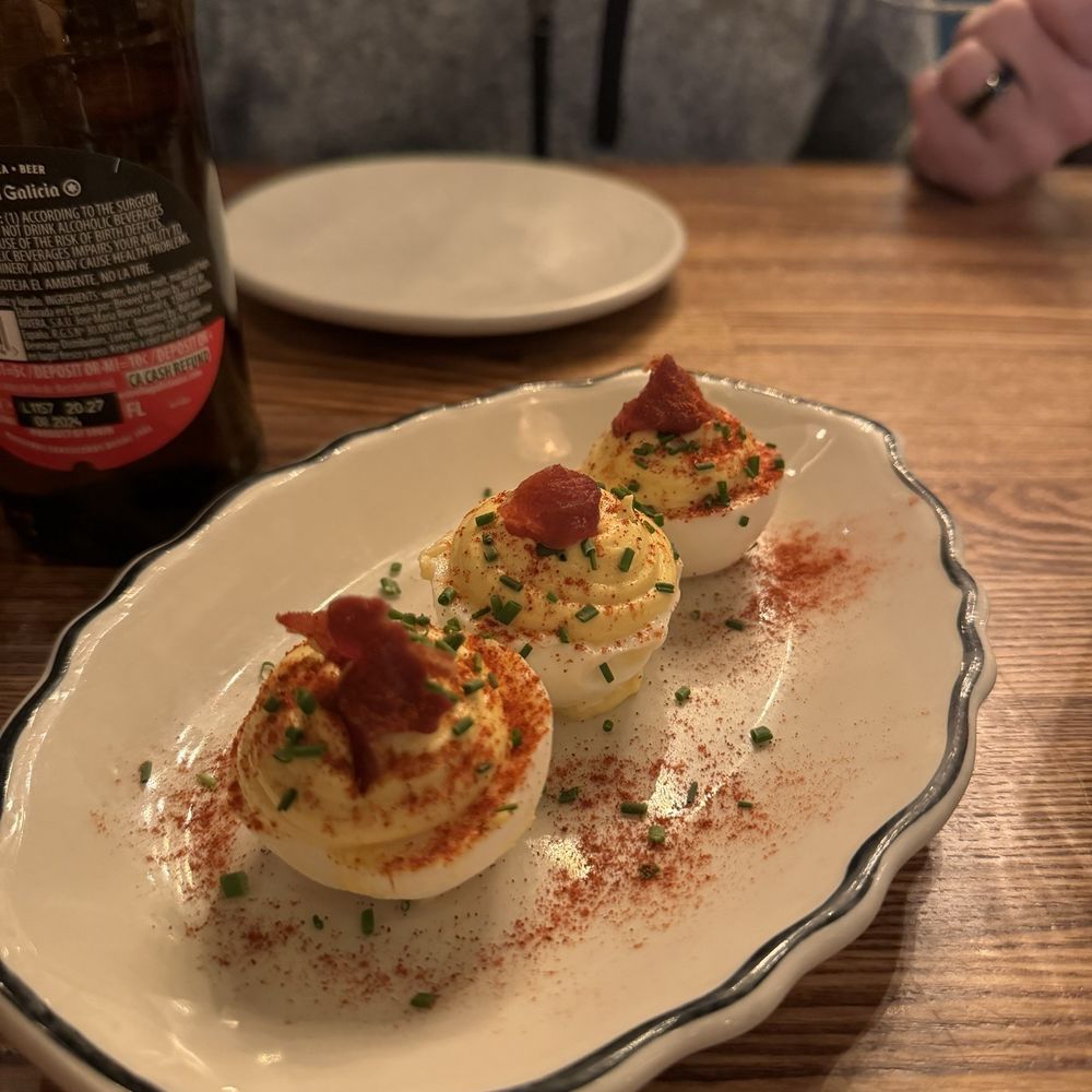 Lil Ba-Ba-Reeba! - Deviled Egg Pintxos - Seafood Near Me - Chicago, Illinois Lil Ba-Ba-Reeba! - Deviled Egg Pintxos - Seafood Near Me - Chicago, Illinois