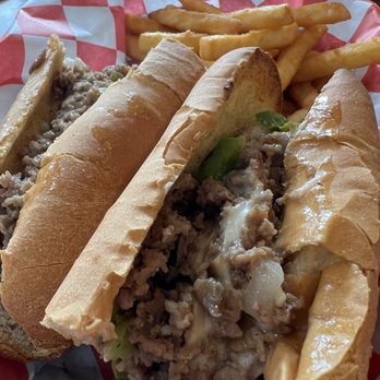 George's Steak N Things - 1. Steak & Cheese Sub Combo W/fries - Cheesesteaks Near Me - Fairfax Station, Virginia
