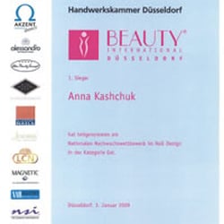 Passion Nails - 1.Sieger beim Nationalen Wettbewerb