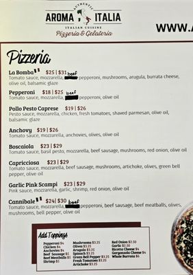 Menu photo 3 Aroma Italia Honolulu, HI Menu photo 3 Aroma Italia Honolulu, HI