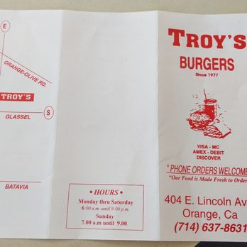 Troy's Drive In - American Near Me - Orange, California