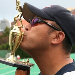 Bibliotechs Softball - To the victor goes [the really nice trophy]