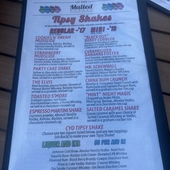 The Malted Monkey - Menu - Bars Near Me - Lake Ozark, Missouri The Malted Monkey - Menu - Bars Near Me - Lake Ozark, Missouri