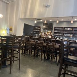 Interior bar in the dining area