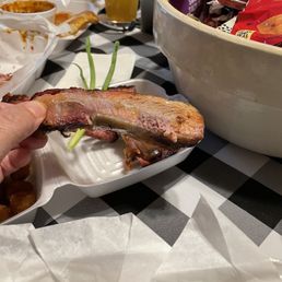 Rib from two meet combo. We tried them all, they were old and tough. Rib from two meet combo. We tried them all, they were old and tough.