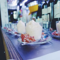 Le Trac - Mousse de gaspacho, pata negra
