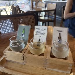 Doing a Sake flight