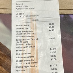 Receipt