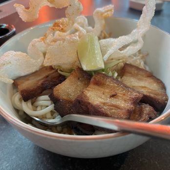 Cocolee - Hoi an pork noodles. Dish was a little hard to eat - not a ton of flavor but the pork was excellent. - Pan Asian Near Me - Somerville, Massachusetts