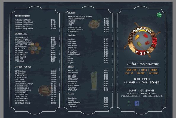 Menu photo 1 Masala Cafe Newark, NJ Menu photo 1 Masala Cafe Newark, NJ