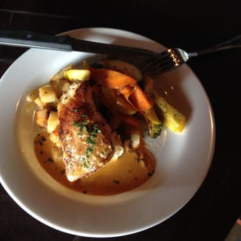 XO Bistro - The fabulous LUNCH SPECIAL today... Grouper w/ grilled vegetables in a chipotle cream sauce!!! YUM!!! #FOJ - New American Near Me - St Thomas, Virgin Islands