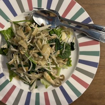 Cafe Hiro - sautéed mushroom salad: daikon radish, enoki, shimeji, king oyster - Italian Near Me - Cypress, California