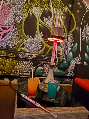 Hookah bar at Aura by null